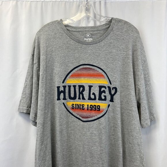 Hurley Men’s Short Sleeve Graphic T-Shirt Gray/Multi Size XL - Picture 2 of 8